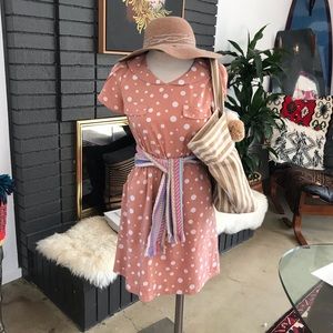 Clovis polka dot dress